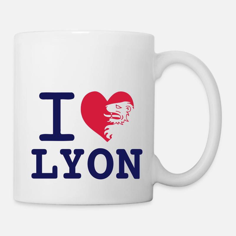 I love Lyon - Mug blanc - blanc