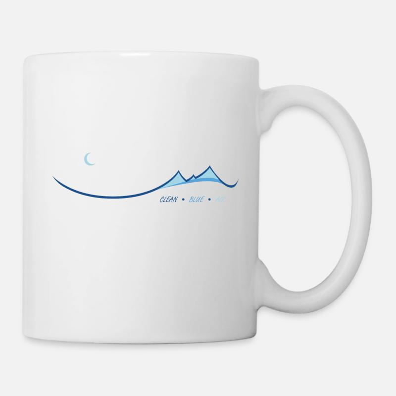 Clean Blue Air - Mug - white