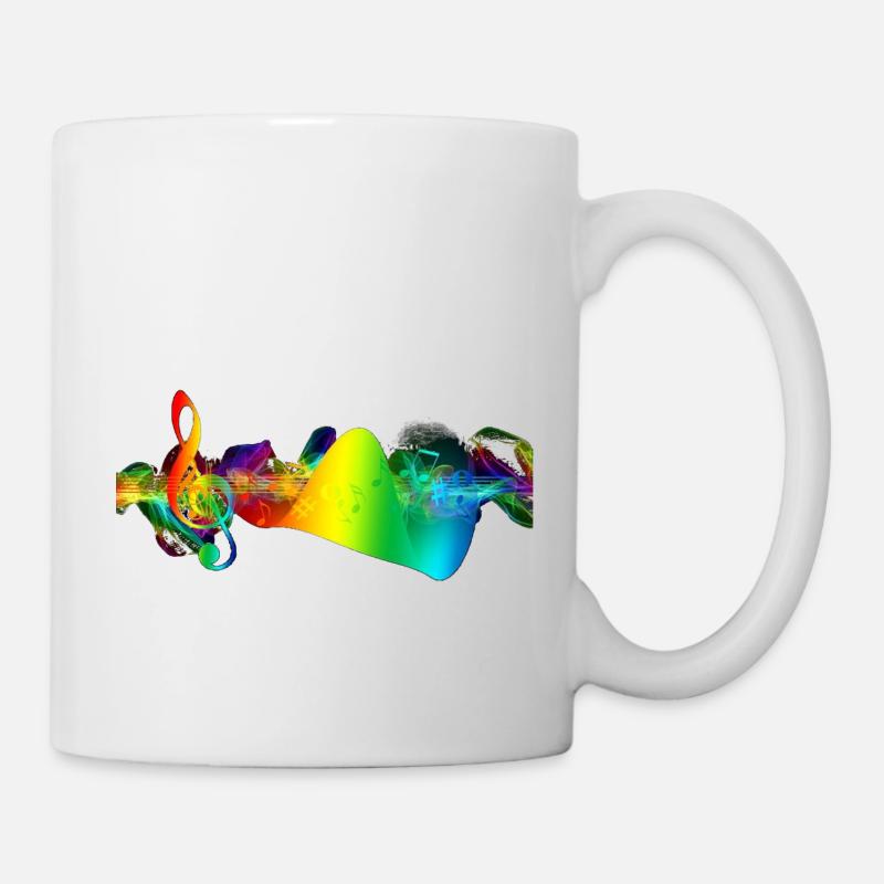 musique - Mug blanc - blanc