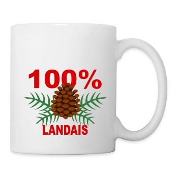 100/100 Landais - Tasse - Weiß - Rechts
