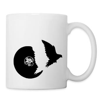flying bird vinyl - Mug - white - Right