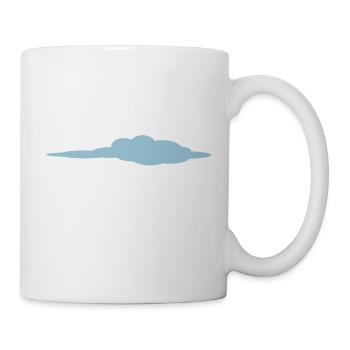 Wolke - Tasse - Weiß - Rechts
