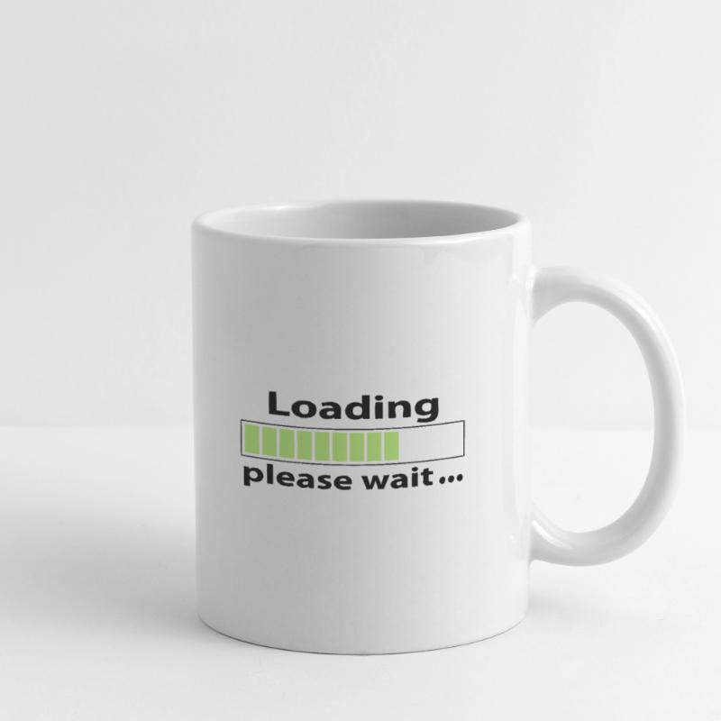 loading please wait Mug