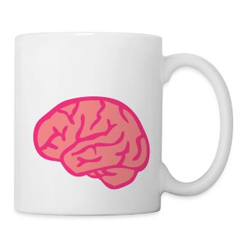 Gehirn Gehirn gehirn Hjerne cervello 111 - Tasse - Weiß - Rechts