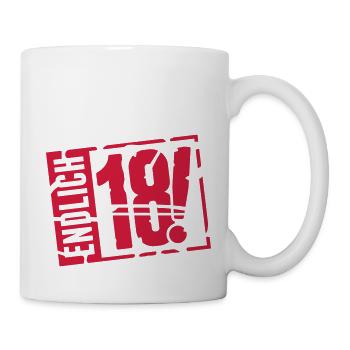 endlich_18_g1 - Mug blanc - blanc - Droite