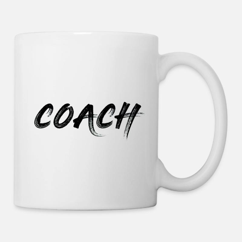 entraîneur - Mug blanc - blanc