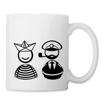 Seemänner - Tasse - Weiß - Rechts