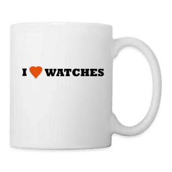 I LOVE WATCHES - Tasse - Weiß - Rechts
