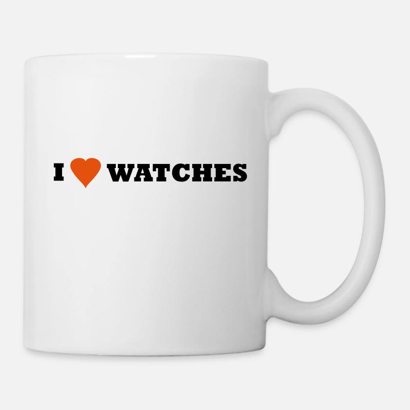J'AIME LES MONTRES - Mug blanc - blanc
