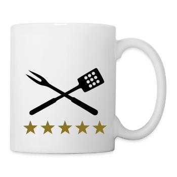 Grillen - Tasse - Weiß - Rechts
