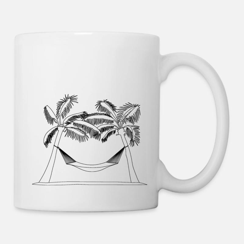 palmiers - Mug blanc - blanc