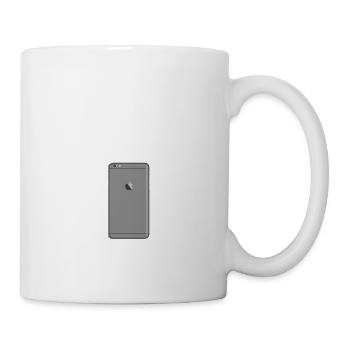 Phone Mobile Phone Mobile Number Shirt Gray - Mug - white - Right