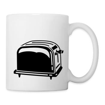 Toaster - toasteur - BBQ - sandwich - bread - 1C - Mug - white - Right