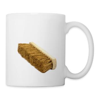 Besen - Tasse - Weiß - Rechts