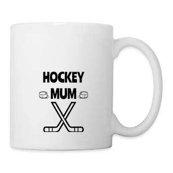 Hockey Mum racket ice hockey - Mug - white - Right