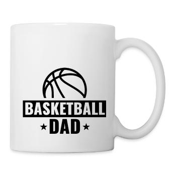 basketball dad - Mug - white - Right
