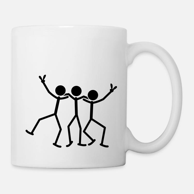 Party Team Friends - Tasse - Weiß