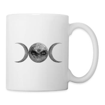 Trinitarian Goddess Wicca Symbol - Mug - white - Right
