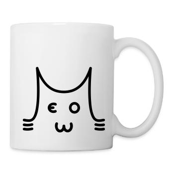 Funny quotes cat - Mug - white - Right