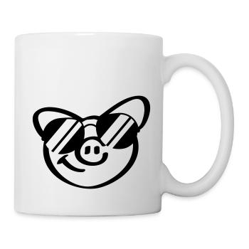 Cool Pig Face - Mug blanc - blanc - Droite