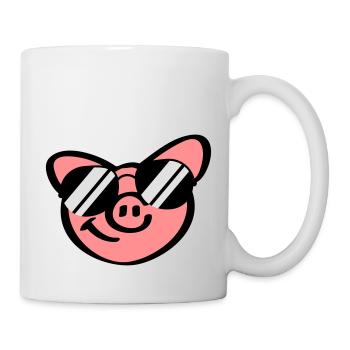 Cool Pig Face - Mug blanc - blanc - Droite