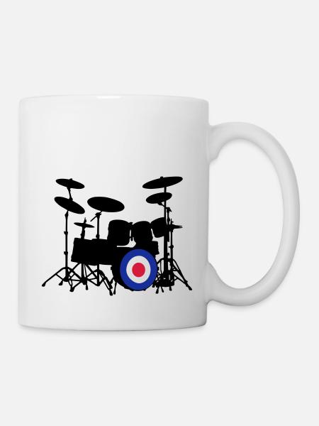 Mod Drumset - Mug - white