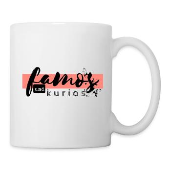 Logo famos et étrange rose - Mug blanc - blanc - Droite
