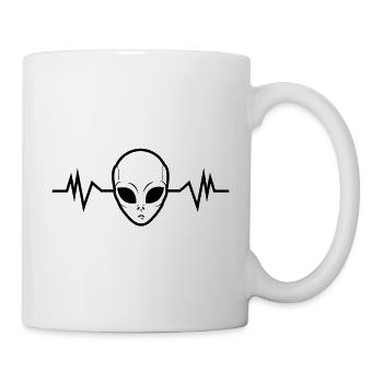 Alien Sound - Mug blanc - blanc - Droite