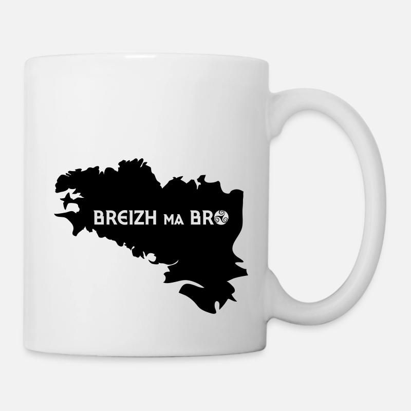 BREIZH MA BRO - Mug - white