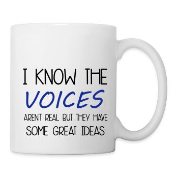 Voices - Mug blanc - blanc - Droite