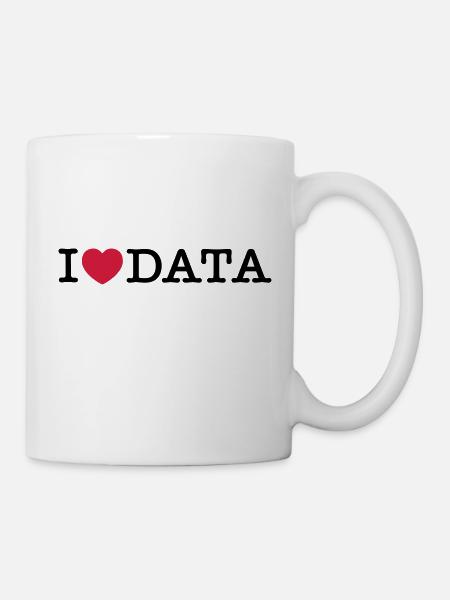 Data I Love - Mug - white