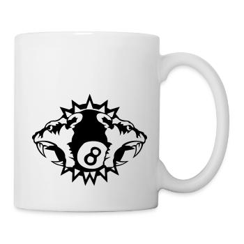 billard tigre logo sport cercle pique - Mug blanc - blanc - Droite