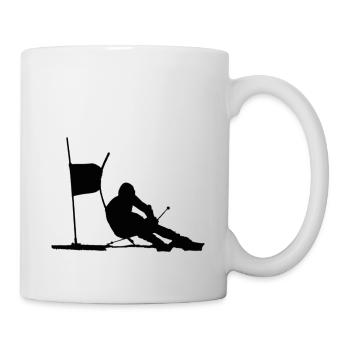 skifahren - Tasse - Weiß - Rechts
