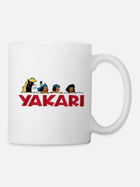 Yakari et ses amis Tee shirt manches longues Enfan - Mug blanc - blanc