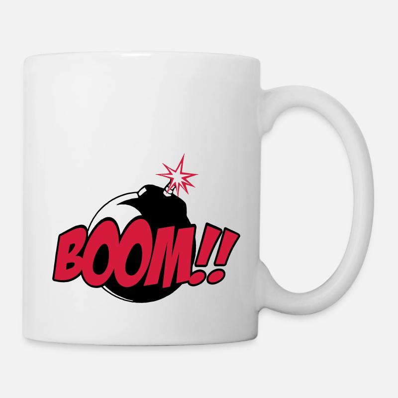 boom - comic sound - Mug - white