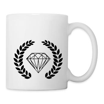 diamant - Tasse - Weiß - Rechts