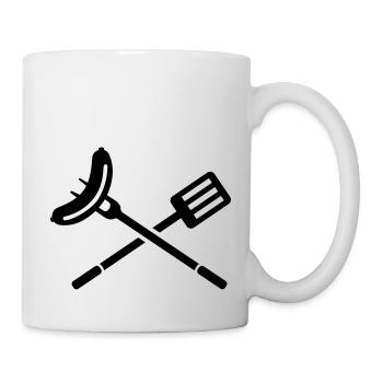 Griller - Mug blanc - blanc - Droite
