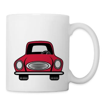 Auto grill Wagen Fahrzeug - Tasse - Weiß - Rechts