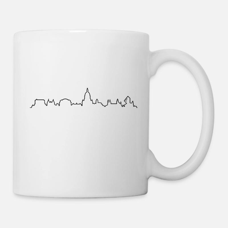 Skyline Mainz - Tasse - Weiß