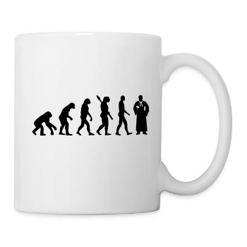 Évolution Juge - Mug blanc - blanc - Droite