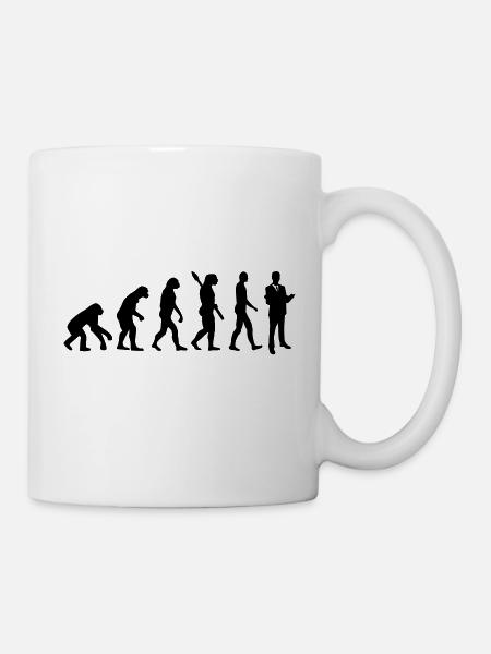 Évolution Avocat - Mug blanc - blanc