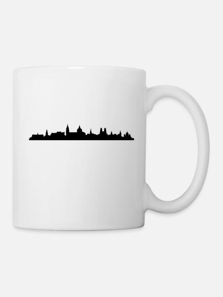Skyline Salzburg - Tasse - Weiß