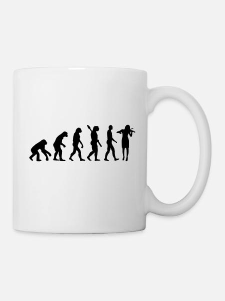 Geige - Tasse - Weiß