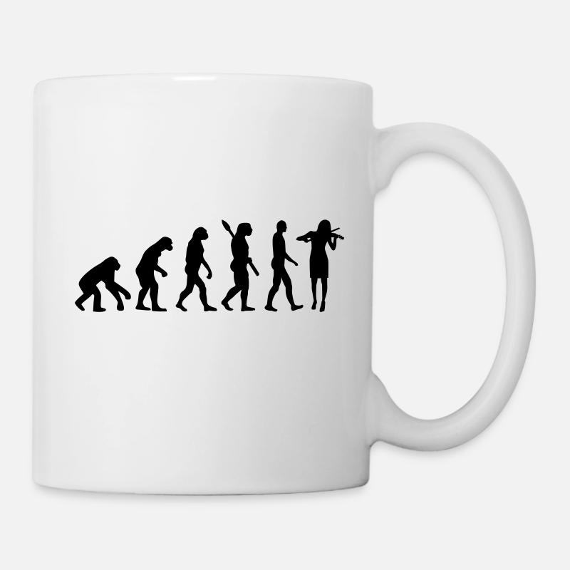 Geige - Tasse - Weiß