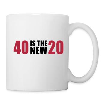 40 Anniversaire - Mug blanc - blanc - Droite