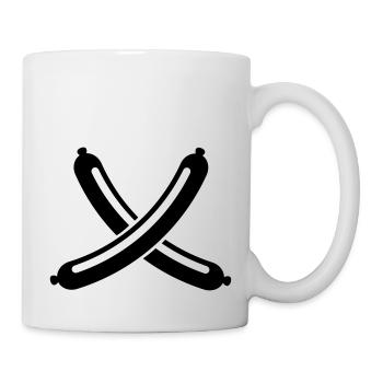 sausages_f1 - Tasse - Weiß - Rechts
