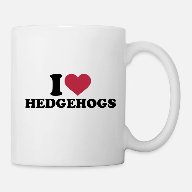 Igel - Tasse - Weiß