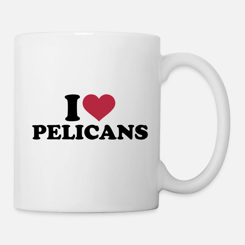 I love pelicans - Mug blanc - blanc