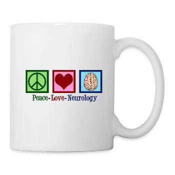 Peace Love Neurology - Mug - white - Right