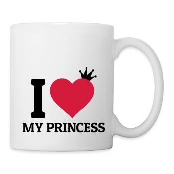 I love my Princess - Mug - white - Right